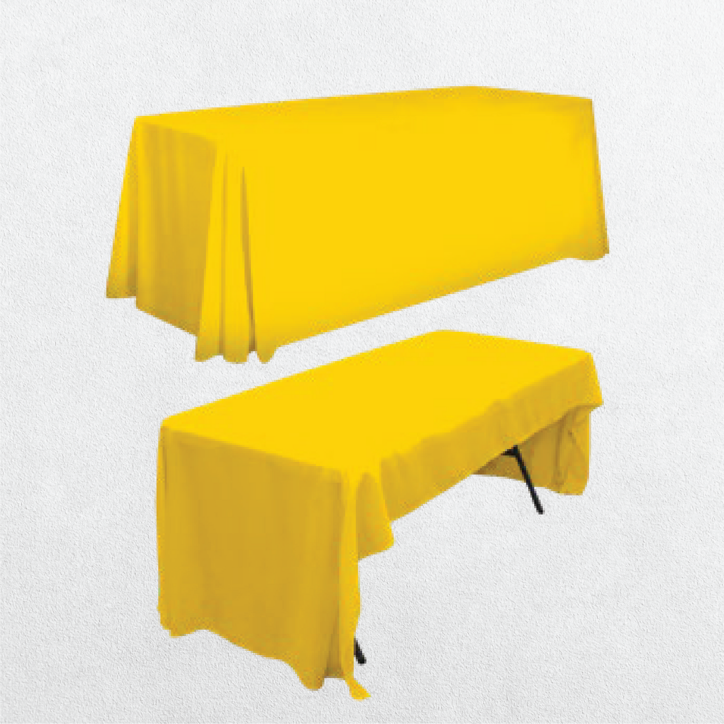 Custom 3 Sided Table Drape