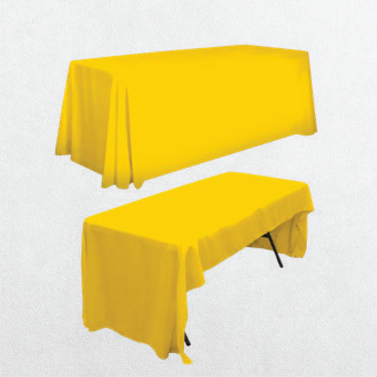 Custom 3 Sided Table Drape