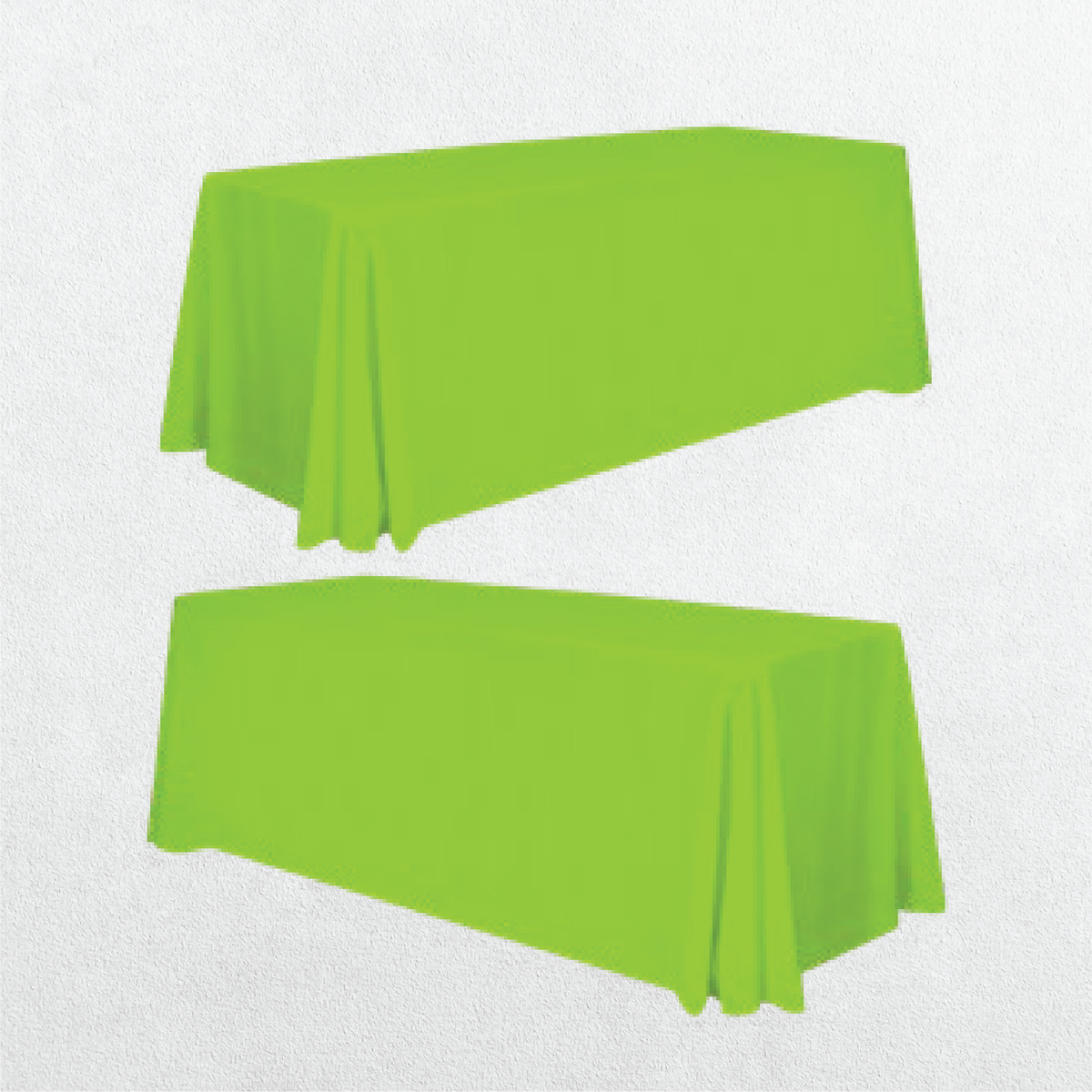 Triangular Table Drape Custom 4 Sided Table Drape – Shop Brand Solutions