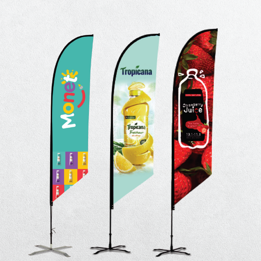 Custom Blade Flag - Angled Bottom