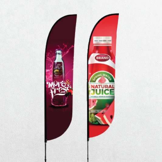 Custom Blade Flag - Convex Bottom