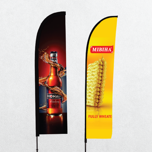 Custom Blade Flag - Straight Bottom