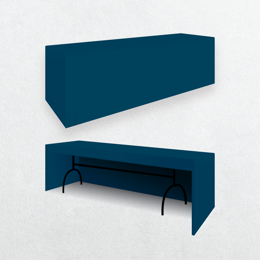 Custom 3 Sided Fitted Table Cover